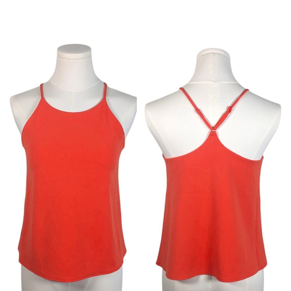 Uniqlo Crepe Jersey Bra Camisole Red Women’s Size Small
